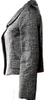 Marni Italy.  Grey Wool Blend Tweed Pattern Evening Jacket