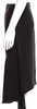 Marni Italy. Black Viscose Blend Knee-Length Skirt