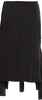 Marni Italy. Black Viscose Blend Knee-Length Skirt