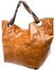 Marni Italy. Distressed Leather Honey Color Hobo Bag