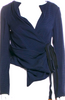 Marni Italy. Blue Rayon Blend Striped Evening Jacket