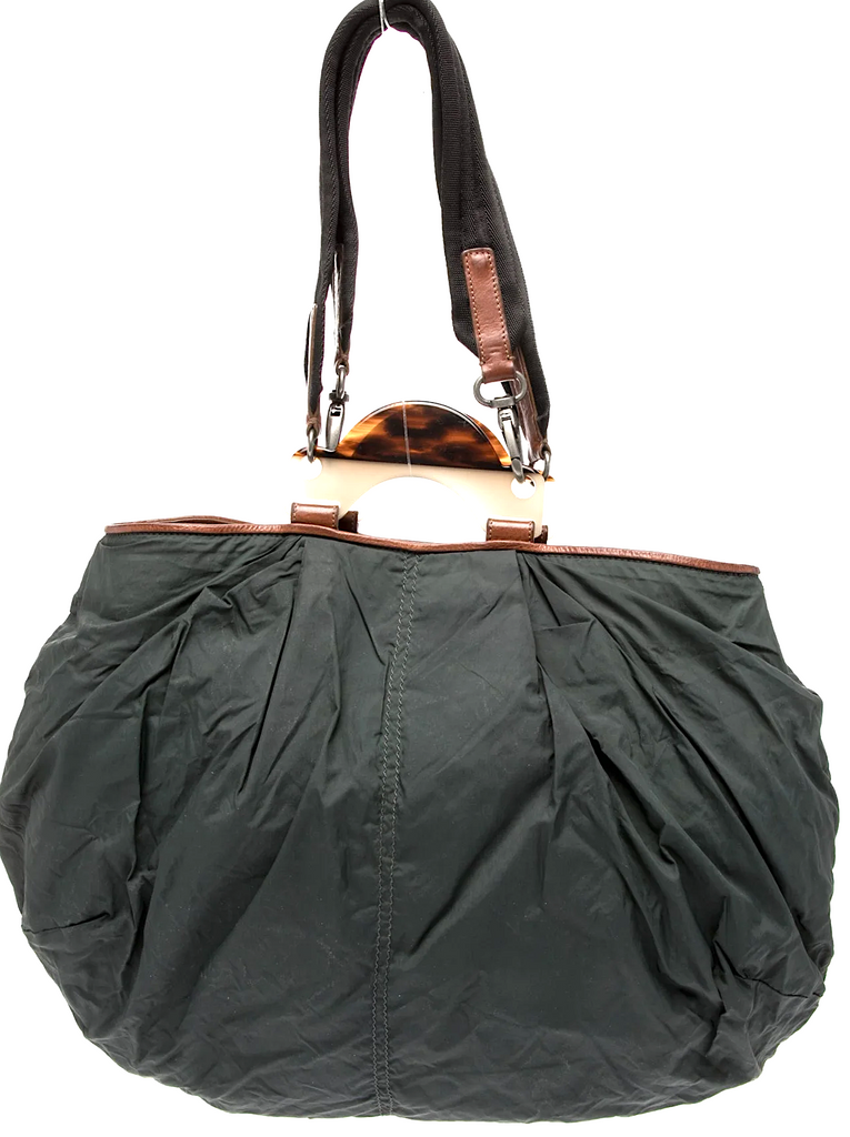 Marni Italy. Dark Gray Leather Shoulderbag w/Strap