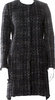 Marni ITALY. Grey Wool Tweed Pattern Coat