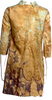 Marni ITALY. Brown Wool SILK Tye-Dye Print Mini Dress