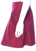 MIU MIU Italy. Vintage 2008 Collection Burgundy Acetate Blend Mini Skirt