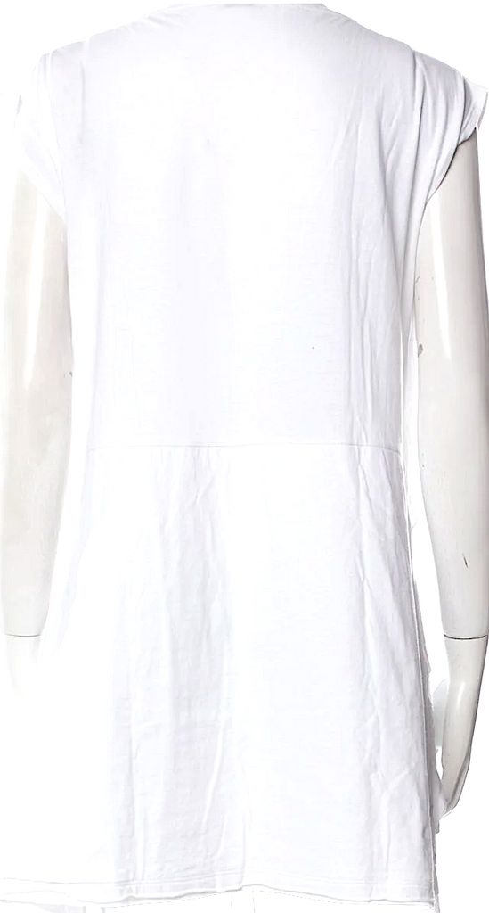 MIU MIU ITALY.  White Cotton Dress From the 2010 Collection