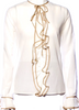 Miu Miu Italy. Vintage 2000's White Cotton Blouse