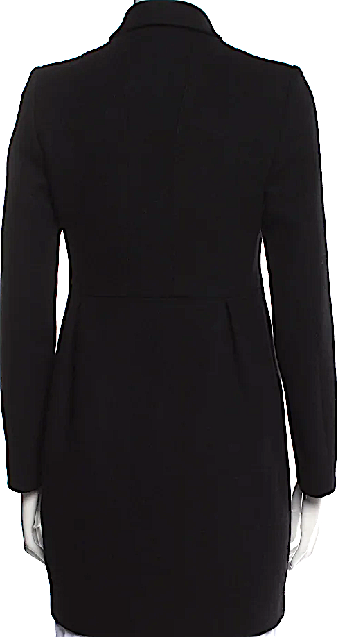 Miu Miu ITALY. Vintage 2010 Collection Black Wool Blend Coat