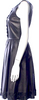 Miu Miu Italy. Vintage Midnite Blue Lambskin 2015 Collection Mini Dress