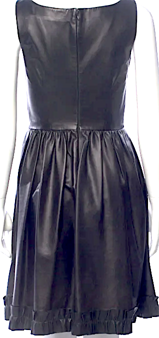 Miu Miu Italy. Vintage Midnite Blue Lambskin 2015 Collection Mini Dress