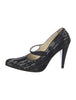 Miu Miu ITALY. Black Sequins Slingback  SIZE 39.5IT