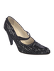 Miu Miu ITALY. Black Sequins Slingback  SIZE 39.5IT
