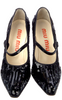 Miu Miu ITALY. Black Sequins Slingback  SIZE 39.5IT