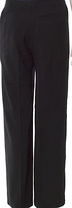 Max Mara Italy. Black Wide Leg Pants