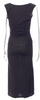 MOSCHINO ITALY. Black Viscose Long Dress