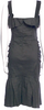Nina Ricci  PARIS. Black Linen Midi Length Dress