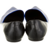 PIERRE HARDY Paris. Blue/Black Leather D'Orsay Flats