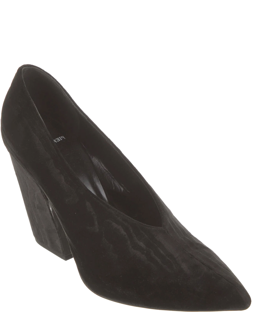 Pierre Hardy Paris. (Hermes Shoe Designer). Black Velvet Pumps SZ 40IT US:10