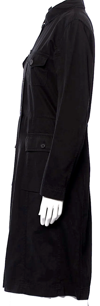 Prada Italy. Vintage 2000's Collection Black Trench Coat