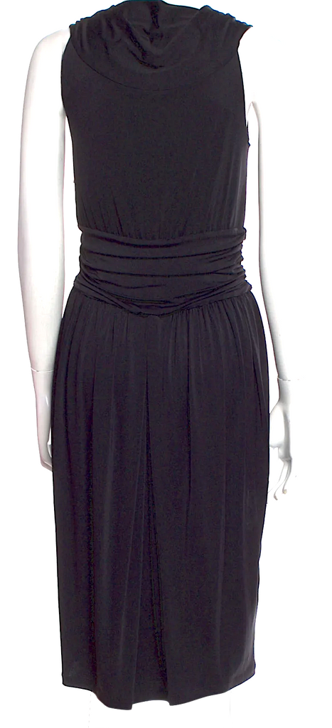Prada Italy.  Black 2008 Collection Viscose Dress
