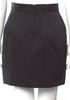 PRADA Italy. Vintage 2008 Collection Black Acetate/Cotton Mini Skirt