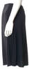 Prada Italy. Black Viscose Blend Vintage Knee-Length Skirt