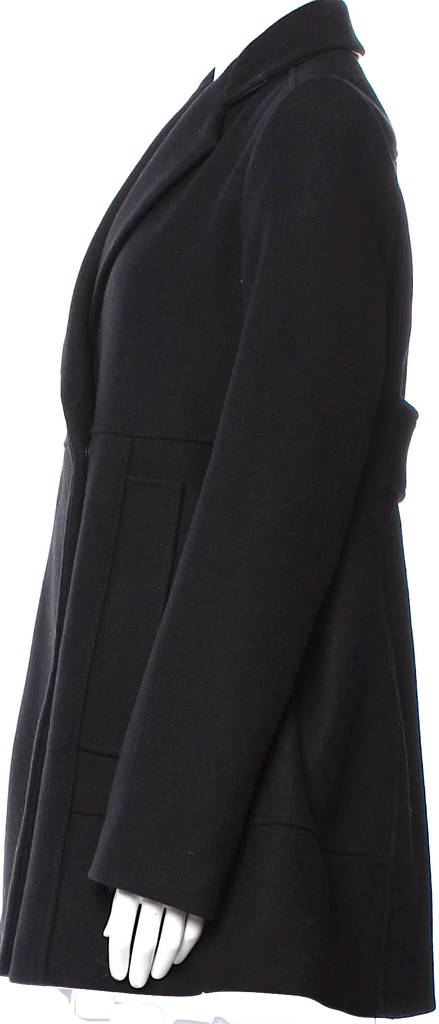 Proenza Schouler NYC. Midnite Blue Wool Coat