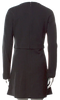 Proenza Schouler NY. Black Virgin Wool Blend Crew Neck Mini Dress