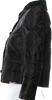 Proenza Schouler NY. Collection. Black Pointed Collar 3/4 FRENCH SLEEVE Patterned Jacket