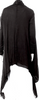 Rick Owens Paris. Dark Grey Wool Open Front Tunic
