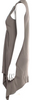 Rick Owens Paris. Grey Silk Knee-Length Dress