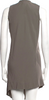 Rick Owens Paris. Grey Silk Knee-Length Dress