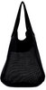 SIMONE ROCHA UK. Black Mesh Hobo Style Shoulder Bag