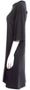Simone Rocha UK. Oversized Black Supima Cotton 3/4 Sleeve Dress