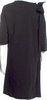 Simone Rocha UK. Oversized Black Supima Cotton 3/4 Sleeve Dress