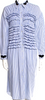 Simone Rocha UK. Light Blue Silk Midi Length Dress