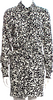 Saint Laurent Paris. Abstract Silk Knee-Length Dress
