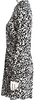 Saint Laurent Paris. Abstract Silk Knee-Length Dress
