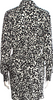Saint Laurent Paris. Abstract Silk Knee-Length Dress