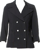 The Row NY Black Double Breasted Wool Blend Blazer
