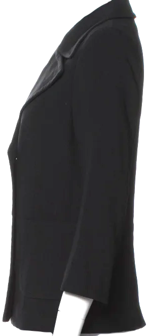 The Row NY Black Double Breasted Wool Blend Blazer