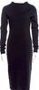 Tomas Maier (Bottega Veneta) Black Viscose/Nylon Midi Length Dress