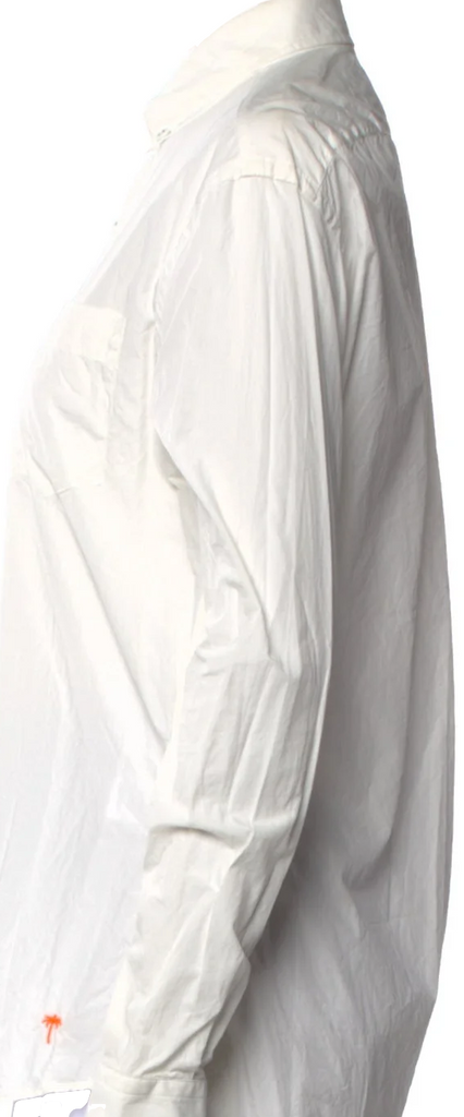 Tomas Maier (Old Bottega) Italy. White Cotton Classic Long Sleeve Button-Up Top