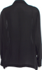 Tomas Maier (Old Bottega) Midnite Blue Silk Long Sleeve Button-Up Top