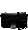 Tomas Maier (Bottega Veneta) Black Medium/Small Crossbody Leather Messenger Bag