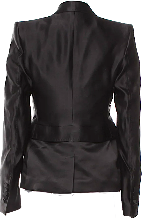 Tom Ford NY. Black Viscose/Acetate Blend Blazer