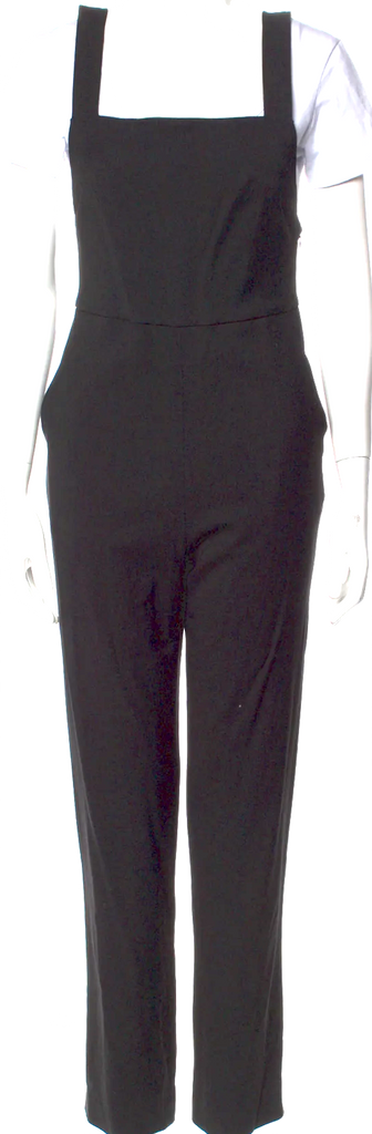 Totokaelo. Black Silk/Virgin Wool Blend Jumpsuit