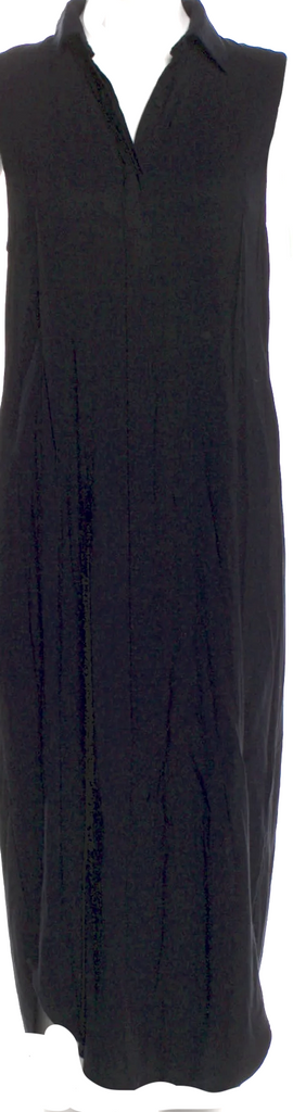 Totokaelo Black Cupro/Modal Blend Long Dress
