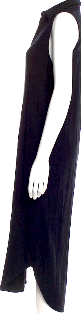 Totokaelo Black Cupro/Modal Blend Long Dress
