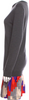 Dirk Bikkembergs Belgium. Virgin Gray Wool/Silk Multi-Color Shift Dress